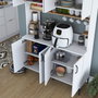 Hanah Home Gabinete Multipropósito JE176 - 3291 Blanco y Nuez